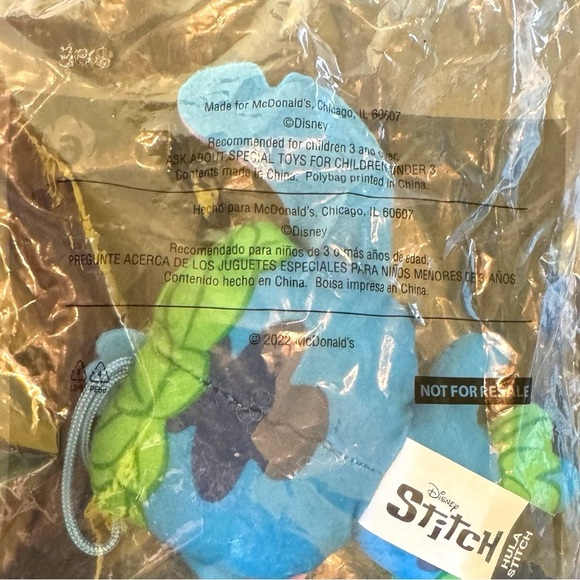 NEW 2022 McDonald’s Disney Stitch Happy Meal Toy – Hula Stitch (#6) - Picture 4 of 5